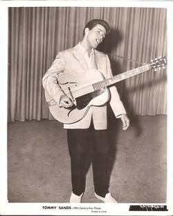 Handsome Tommy Sands Singing Playing A Vega Guitar Movie Studio 8x10 