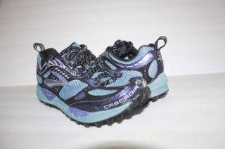New Brooks Womens Cascadia 6 Aquarius Cobalt Shoe Sneaker Tennis Size 
