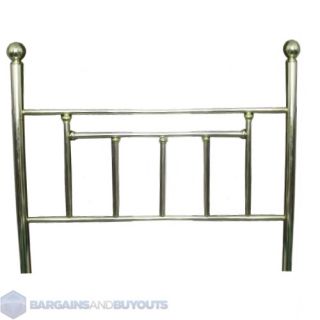 Contemporary Modern Cecil Metal Headboard in A Gold Finish Size Full 