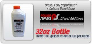 Dodge Cummins Ford Powerstroke GMC Duramax Power Service Fuel Additive 