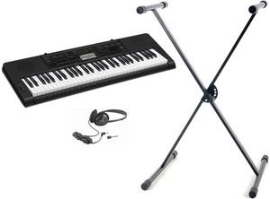 New Casio CTK 3200 61 Key Portable Keyboard Electric Piano Stand 