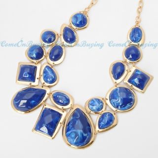 13 Colors Fashion Golden Chain Water Drop Oval Cloud Resin Bead 