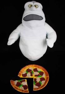 RARE Casper Fatso Feed Me Pizza 14 Plush Stuffed Doll 1994 Amblin 