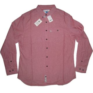   Castles The Regent Oxford Chambray in Red Truckfit Pink Dolphin