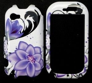 Sharp Kin Two Cell Phone Faceplates Cover Purp Lotus