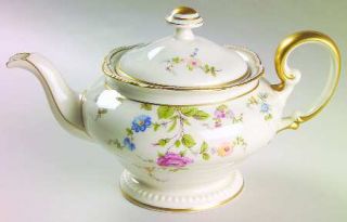 manufacturer castleton usa pattern sunnyvale piece tea pot and lid 