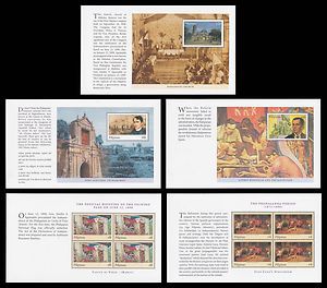 Philippines Stamps 1998 MNH Booklet Panes from the Centennial Booklet