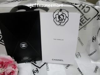 RARE Chanel Camellia Flower Black Metal Bookmark VIP Limited 