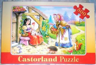 Castorland Snow White 500 pcs Jigsaw Puzzle EUC Cinderella & Fairy 
