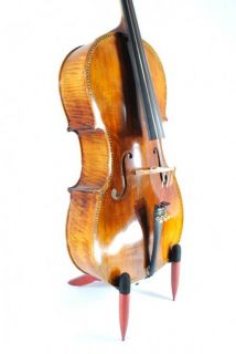 Frederick Wooden Cello Stand   Cherry Mahogany