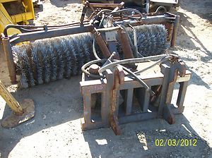 Balderson Sweeper Attachment for Cat Wheel Loader Used