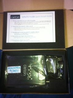 Ceton Infinitv 4 Quad USB Cable Card Tuner Like Silicondust Hdhomerun 
