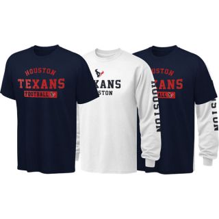 Houston Texans Youth Navy NFL 3 in 1 T Shirt Combo Pack