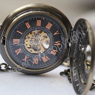 100% brand new and High Precise Wind up Mechanical Pocket watch.