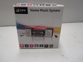 GPX HC221B Compact CD Player Stereo Home Music System with AM/ FM 