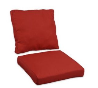 Outdoor Deep Seat Box Chair Back/Seat Cushion In Red Brick 383137