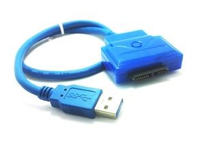USB 3 0 Type A Male to 13 Pin Slimline SATA CD ROM Adapter