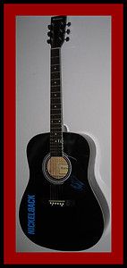 Chad Kroeger Nickelback Signed Autograph Guitar