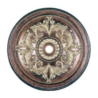 New 48 5 in Wide Chandelier Ceiling Medallion Palacial Bronze Gilded 