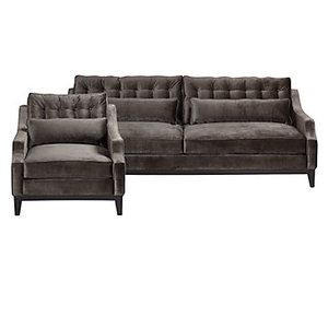    HARRISON SOFA ZGALLERIE SET ARM CHAIR SECTIONAL CHAISE HORCHOW CHAIR