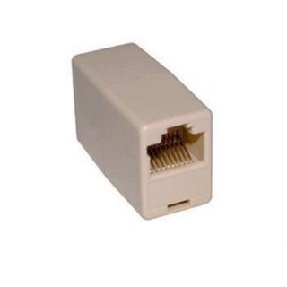 Category 5 stand alone RJ45 Inline Coupler. Provides a Female 