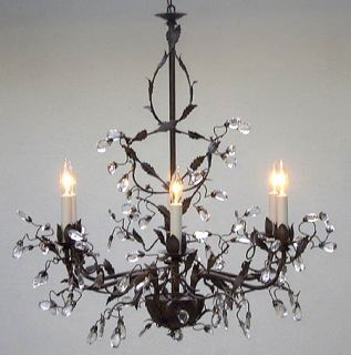   COLLECTION WROUGHT IRON UNIQUE STYLE CHANDELIERS 6 LIGHTS KITCHEN