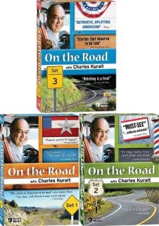On The Road with Charles Kuralt Set 1 2 3 New 9 DVD