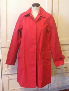 new jcrew mackintosh coat color ruby size m retail $ 950