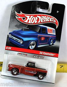 HOT WHEELS DELIVERY SERIES CENTER LINE 1956 56 CHEVY FLASHSIDER PICKUP 