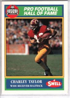 CHARLEY TAYLOR 1990 Swell Football Greats #124