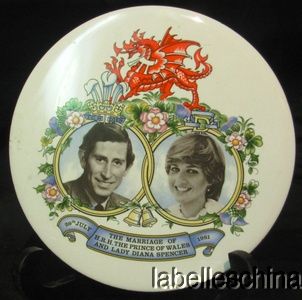 Pilkington Tea Tile Marriage Charles and Diana 1981