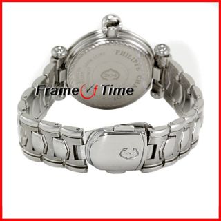 Philippe Charriol Mens Colvmbvs Stainless Steel Silver Gray Columbus 