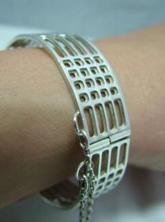 Charles Rennie Mackintosh Solid Silver Bracelet Bangle Scottish 