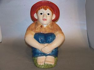 Hull Like Red Hat Barefoot Boy Cookie Jar Repo China