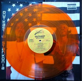   Stankonia RARE RAP 2XLP orange vinyl PROMO LAFACE Cee lo/Goodie Mob