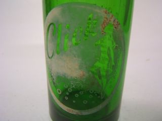 Click Soda Bottle Chambersburg PA green glass 8