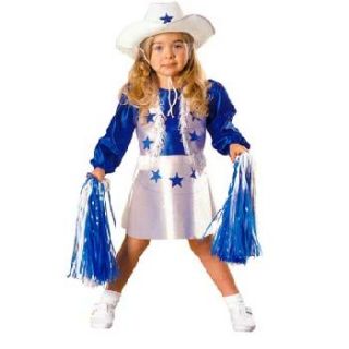   slip over one piece dallas cowboys cheerleader outfit has attached