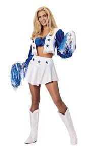 Dallas Cowboys Cheerleader Costume Womens Costume