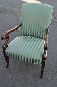 Hickory Chair Co Charles x Mahogany Armchair