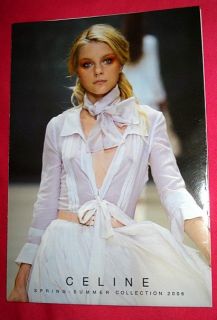 Celine Fashion Bag Catalog 2006 Look Book Jessica Stam