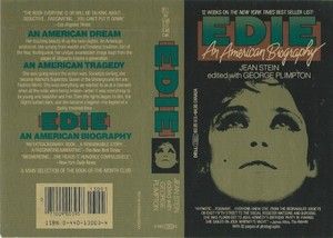   Edie Sedgwick Biography Gold Dell Paperback Cover 1983 RARE
