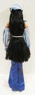 Mego 1970s Cher 13 Fashion Doll Wearing Peasant Lady Outfit Vintage 