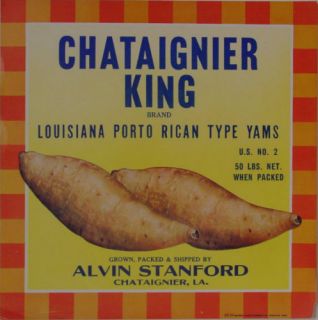brand chataignier king variation type yam origin chataignier la circa 