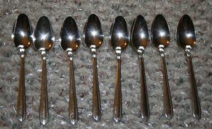 Vintage Oneida Chaumont Prestige **** Plate silverplated SPOONS lot of 
