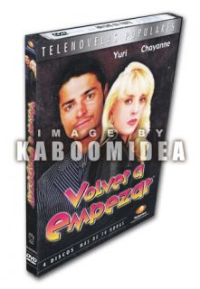   Empezar 4 DVD Telenovela Yuri Chayanne Novela English Version