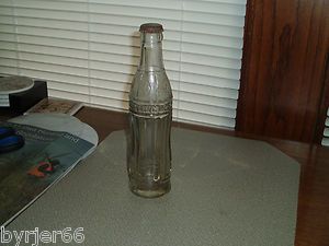 Old Vintage Charles City Iowa Bottling Works Soda Pop Bottle 7 FL Oz 