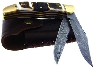   with each knife gift box and leather belt sheath included imported