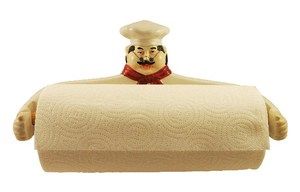 158422071 Chef Paper Towel Holder Wall Decor Kitchen Wall 