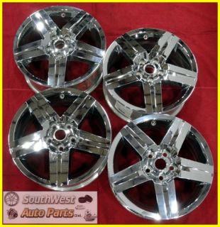 07 08 09 10 Chevy Equinox 17 Chrome Clad Wheels Used Factory Rims Set 
