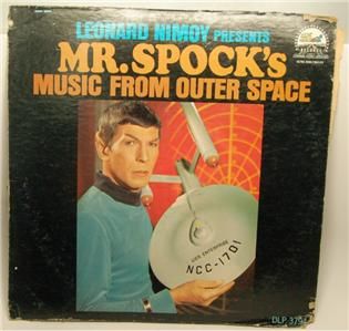 Star Trek Leonard Nimoy Mr Spock Record Albums 2 1960S